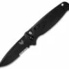 Benchmade CLA Automatic Knife Black G-10 (3.4" Black Serr) 4300SBK