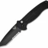 Benchmade 9052SBK AFO II Tanto Automatic Knife (3.56" Black Serr) -GEARBARREL Sales benchmade 9052sbk afo ii auto tanto thumb