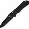 Benchmade Auto Stryker 9101BK Automatic Knife (3.6" Black) -GEARBARREL Sales benchmade 9101bk stryker auto thumb