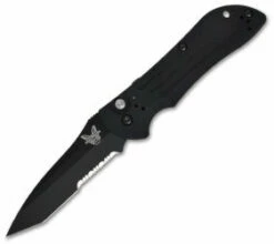 Benchmade 9101SBK Auto Stryker Automatic Knife Next Gen (3.6" Black Serr)