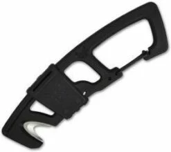 Benchmade Black Strap Cutter Rescue Hook W/ Carabiner 9CB-BLK -GEARBARREL Sales benchmade 9cb blk strap cutter carabiner thumb
