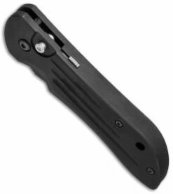 Benchmade Mini Auto-Stryker Automatic Knife (2.95" Black Serr) 9501SBK Next Gen -GEARBARREL Sales benchmade mini auto stryker 9501sbk bottom cm thumb