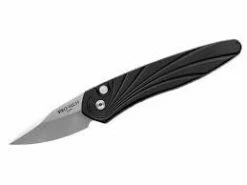 Protech Half-Breed Automatic Knife Black 3D Wave (1.95" Stonewash) 3636