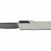 Heretic Knives H014-6A-NAT Cleric Clip Point Silver Auto OTF Knife -GEARBARREL Sales h014 6a nat 10123.1521845085.1280.1280