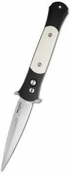 Protech The Don Tuxedo Automatic Ivory Micarta + Clip (3.5" Satin) 1751