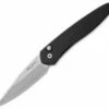 Protech Newport Automatic Knife Black (3" Stonewash) 3405 -GEARBARREL Sales prortech newport black stonewash plain auto 3405 thumb