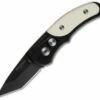 Protech Runt J4 Tanto Automatic Knife Ivory Micarta (1.94" Black) 5452 -GEARBARREL Sales protech 5452 protech runt j4 cm thumb