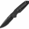Protech TR-3 Tactical Response Automatic Knife Left-Handed (3.5" Black Serr) L3 -GEARBARREL Sales protech TR 3 tactical response left handed black serr TR 3L3 BHQ 49424 er thumb