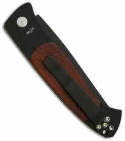 Pro-Tech Brend 2 Small Auto Knife Cocobolo (2.9" Black) 1207-C -GEARBARREL Sales protech brend auto 2 1207 c cocobolo back thumb