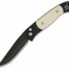 Protech Brend 2 Tuxedo Automatic Knife Ivory Micarta (2.9" Black) 1252 -GEARBARREL Sales protech brend auto 2 1252 tuxedo ivory micarta thumb