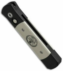 Protech Godson Chris Kyle Custom Tuxedo Automatic Knife (3.15" Black) -GEARBARREL Sales protech ck752 bottom cm thumb
