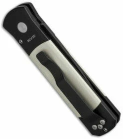 Protech Godson Chris Kyle Custom Tuxedo Automatic Knife (3.15" Black) -GEARBARREL Sales protech ck752 side cm thumb