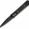 Protech Godfather Automatic Knife Black W/ Carbon Fiber (4" Black) 901BT -GEARBARREL Sales protech godfather 901BT thumb