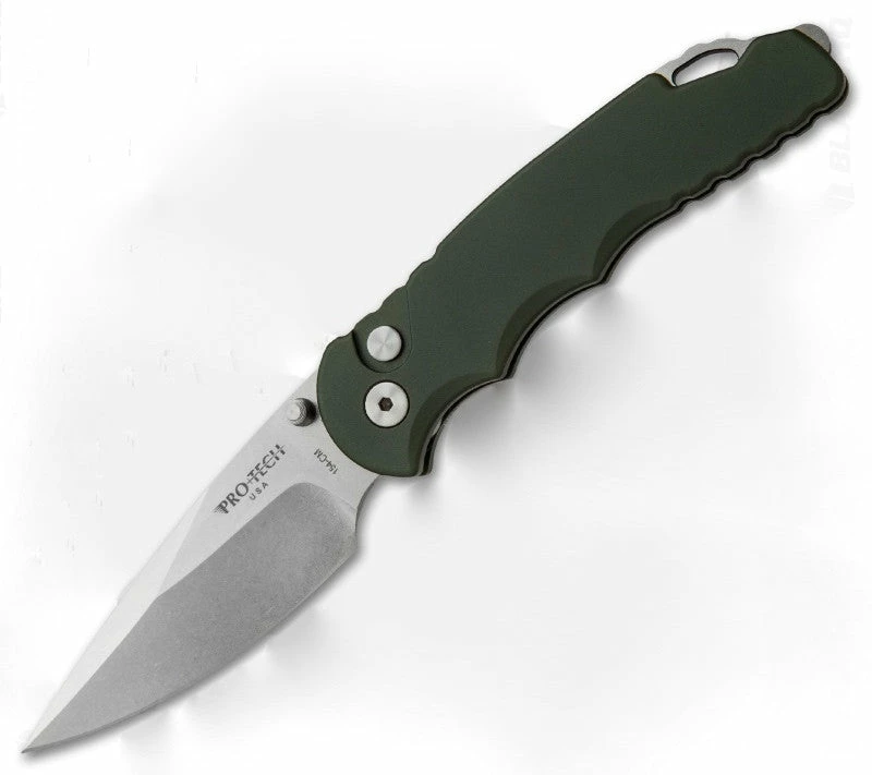 Protech TR-5 Lerch Spring Assisted Knife Green (3.25" Stonewash) SA.1 GRN 3 Protech TR-5 Lerch Spring Assisted Knife Green (3.25" Stonewash) SA.1 GRN