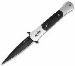 Protech The Don Automatic Knife Carbon Fiber + Clip (3.5" Black) 1745