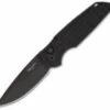 Protech TR-3 SWAT Tactical Response Automatic Knife W/Grooves (3.5" Black) -GEARBARREL Sales protech tr 3 swat thumb
