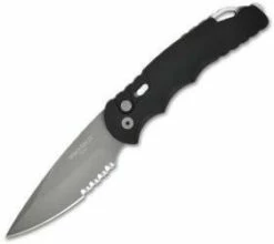 Protech TR-4 Tactical Response 4 Automatic Knife (4" Bead Blast Serr) TR-4B2