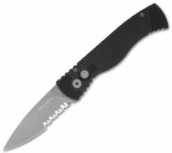 TR-2.2 Protech Tactical Response 2 Automatic Knife (3.2" Bead Blast Serr)